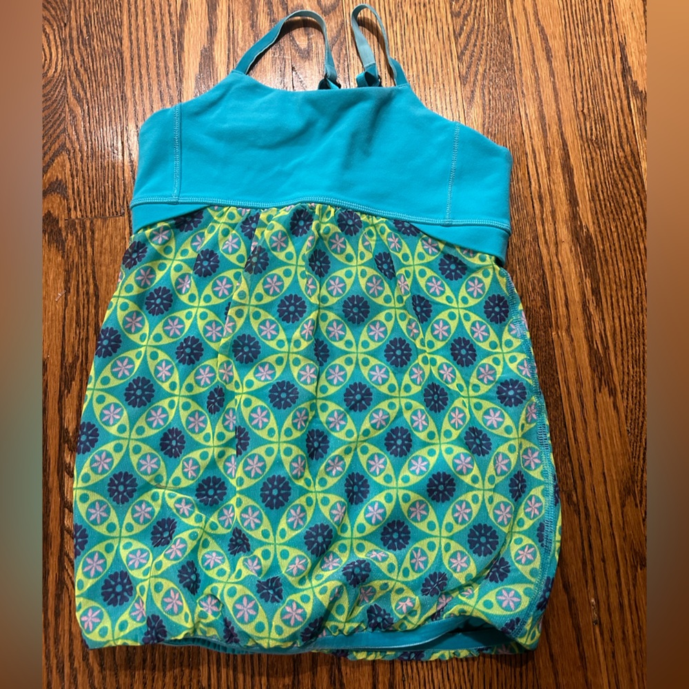 Ivivva (size 8) tank top with adjustable soft velvet straps and trim)